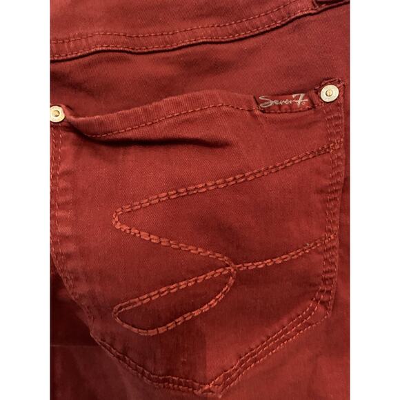 Seven 7 jeans Tummy less High Rise Skinny jeans size 14 - Picture 8 of 11